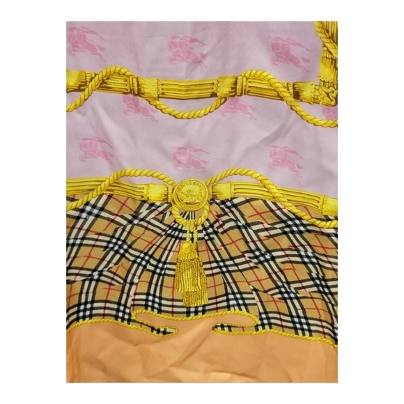 Burberry Paneled Archive Scarf Print Silk Shirt  SZ IT 38 / US 4 Italy RARE - Picture 5 of 15